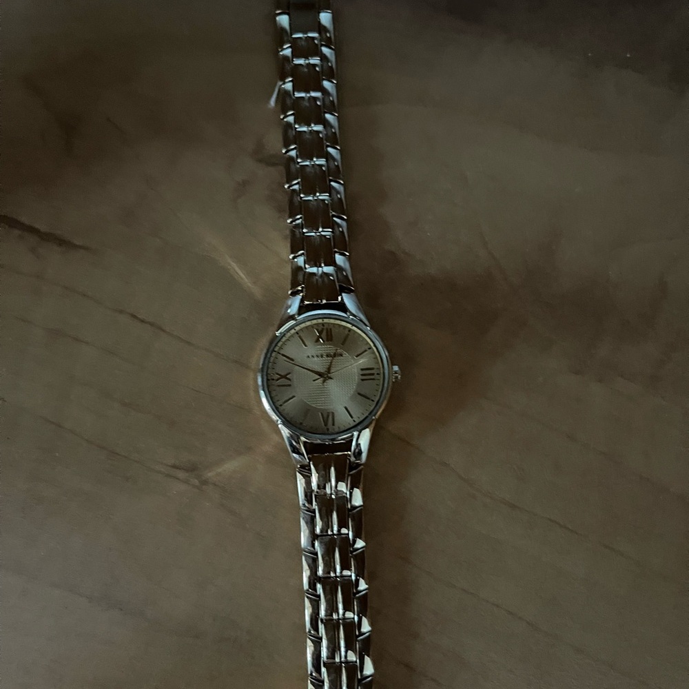 Silver Analog Watch